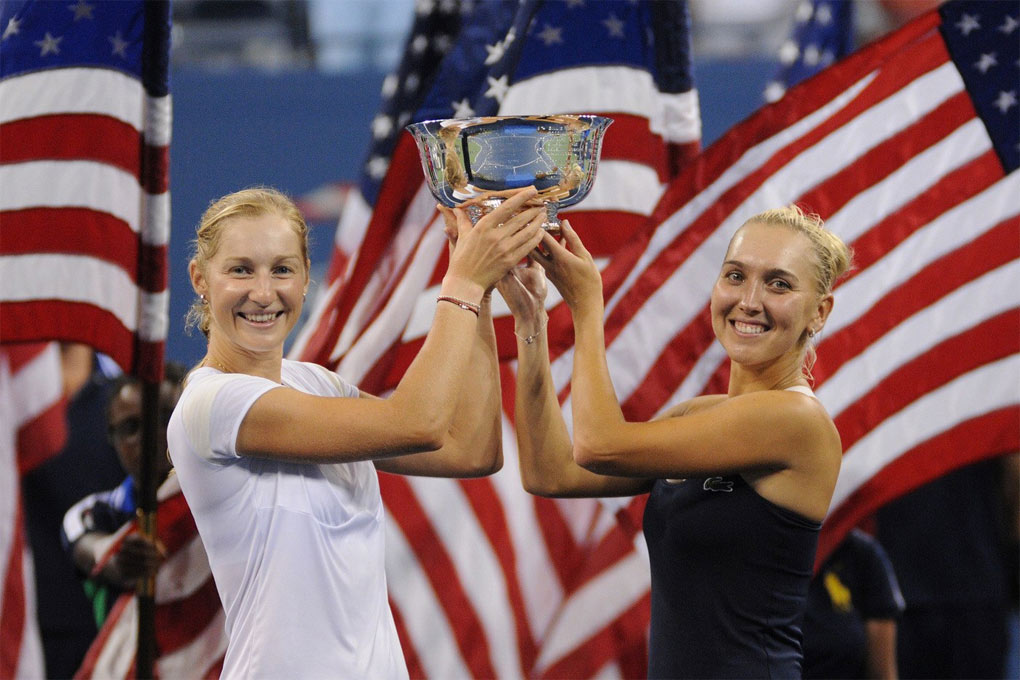 Макарова Веснина US Open 2014